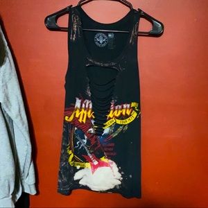 Ripped tank top